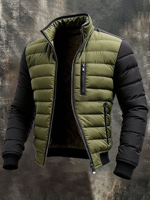 Elias | Men's Puffer Jacket Padded Quilted Winter