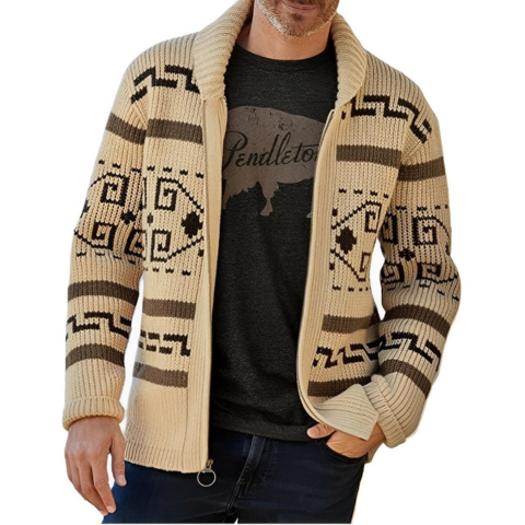 Elmer | Men's Knit Cardigan Shawl Collar
