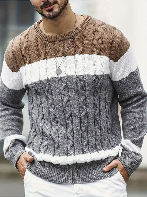 Florian | Men's Knit Sweater Crew Neck