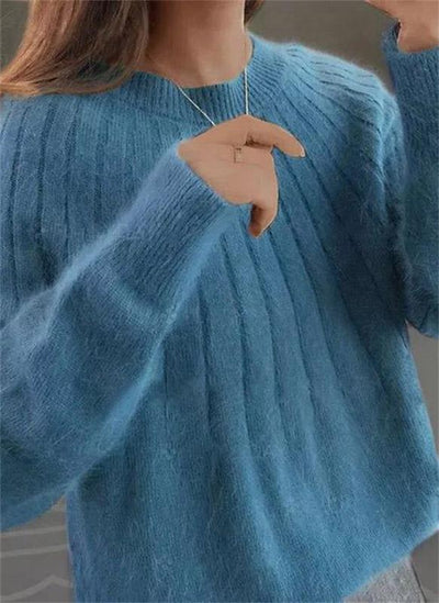 Georgia | Women's Cashmere Ribbed Slouchy Sweater