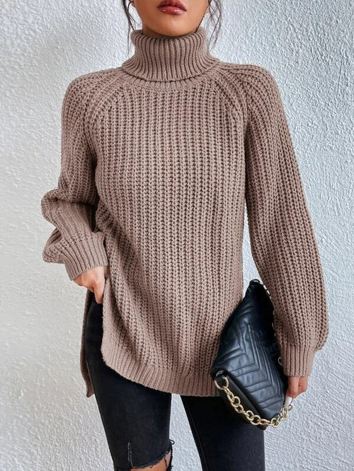 Honora | Women's Chunky Knit Turtleneck Sweater