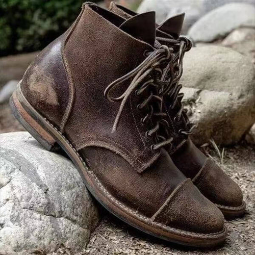 Lionel | Men's Lace up Leather Boots Chukka
