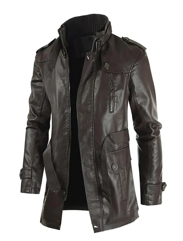 Abel | Men's Leather Jacket Bomber Biker