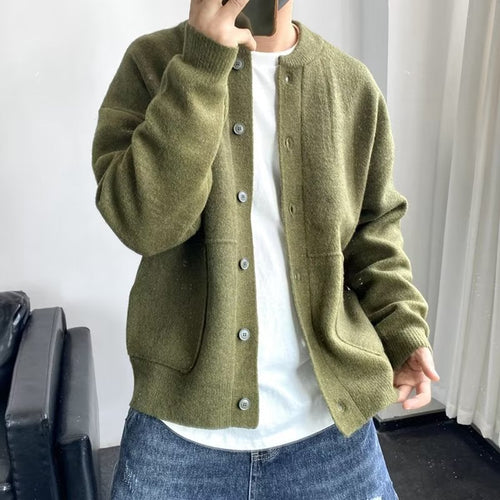 Anthony | Men's Button Up Cardigan Knit