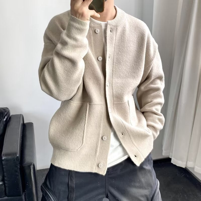 Anthony | Men's Button Up Cardigan Knit