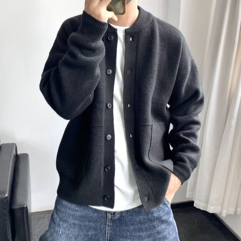 Anthony | Men's Button Up Cardigan Knit