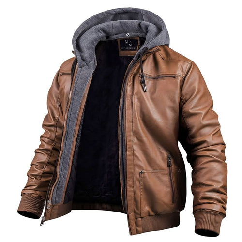 Armand | Men's Leather Jacket Winter Bomber