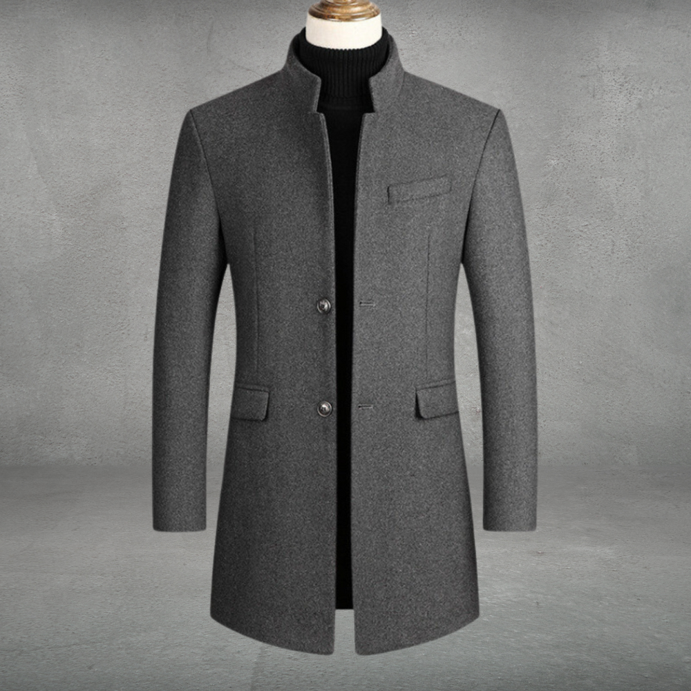 Bertram | Men's Trench Coat Overcoat Long Winter