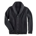 Burke | Men's Cable Knit Cardigan Button Up
