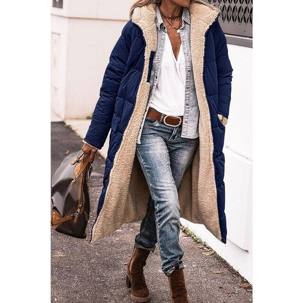 Carys | Women's Long Fleece Lined Winter Coat