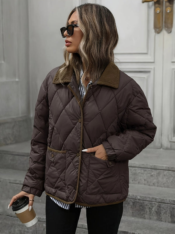 Cleo | Women's Quilted Windproof Winter Jacket