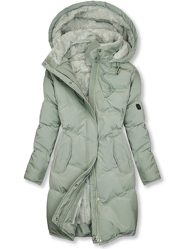 Colette | Women's Long Hooded Parka Coat
