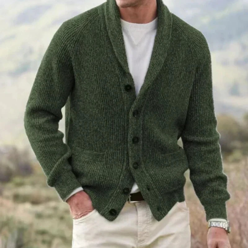 Dexter | Men's Knit Button Up Cardigan