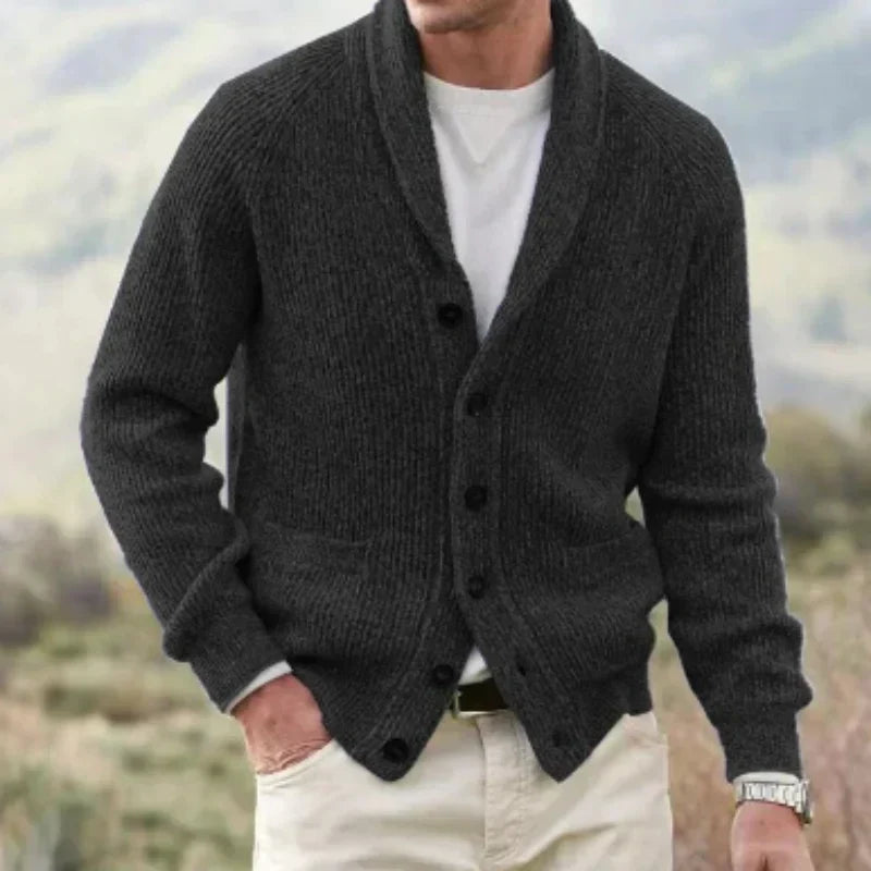 Dexter | Men's Knit Button Up Cardigan