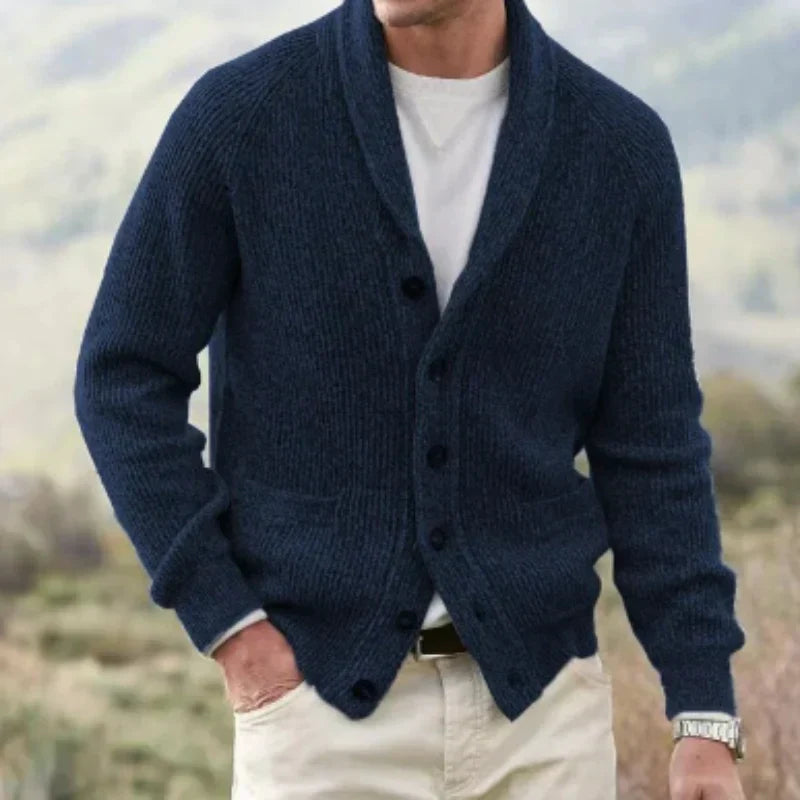 Dexter | Men's Knit Button Up Cardigan