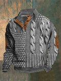 Emmett | Men's Knit Sweater Cable Crew Neck