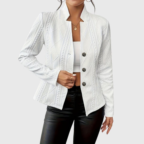 Estelle | Women's Textured Fitted Blazer Tailored