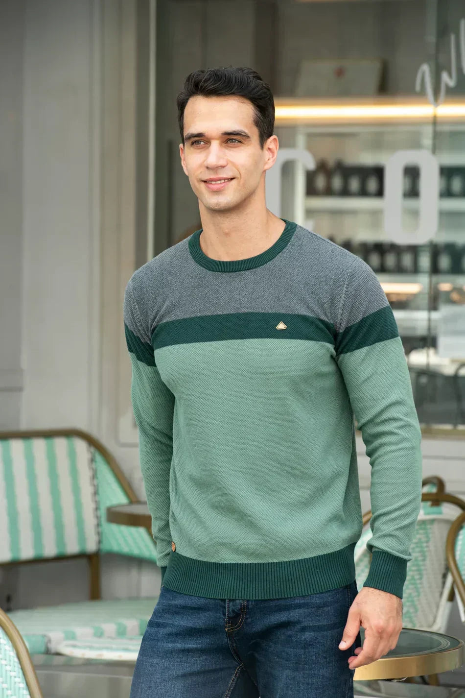 Everett | Men's Knit Sweater Crew Neck