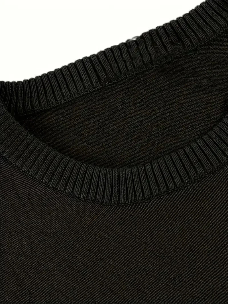 Ezra | Men's Crew Neck Knit Sweater