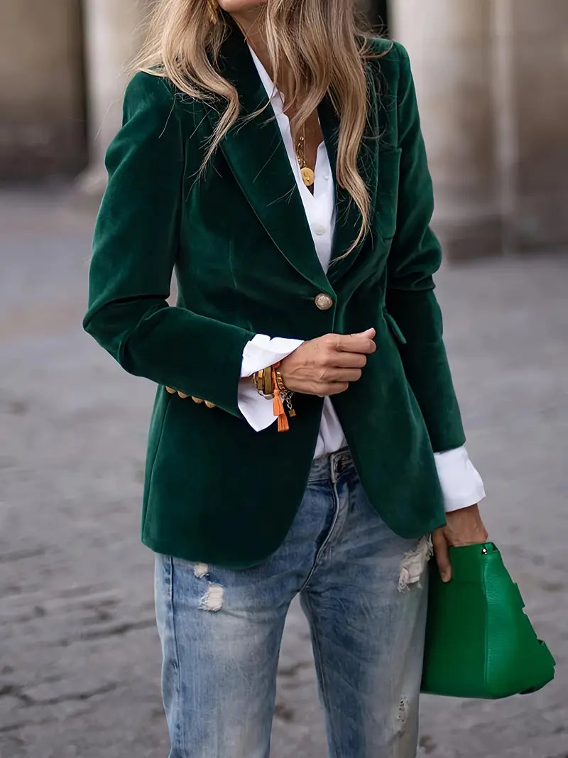 Farrah | Women's One Button Blazer Tailored