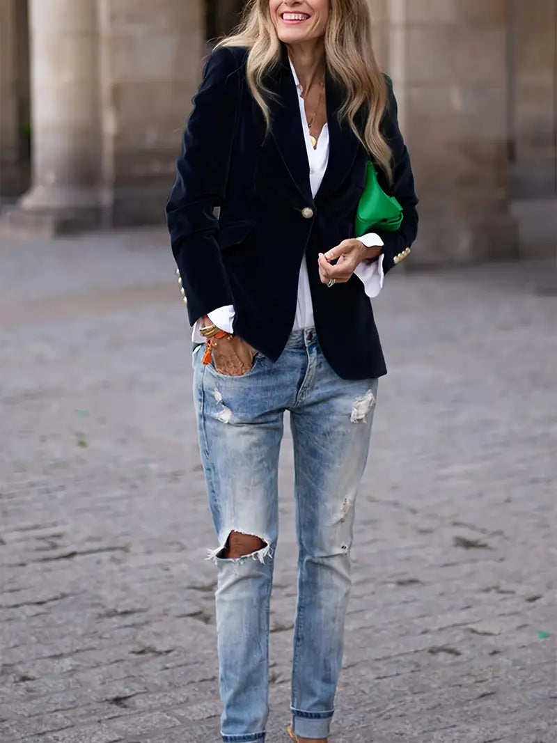 Farrah | Women's One Button Blazer Tailored