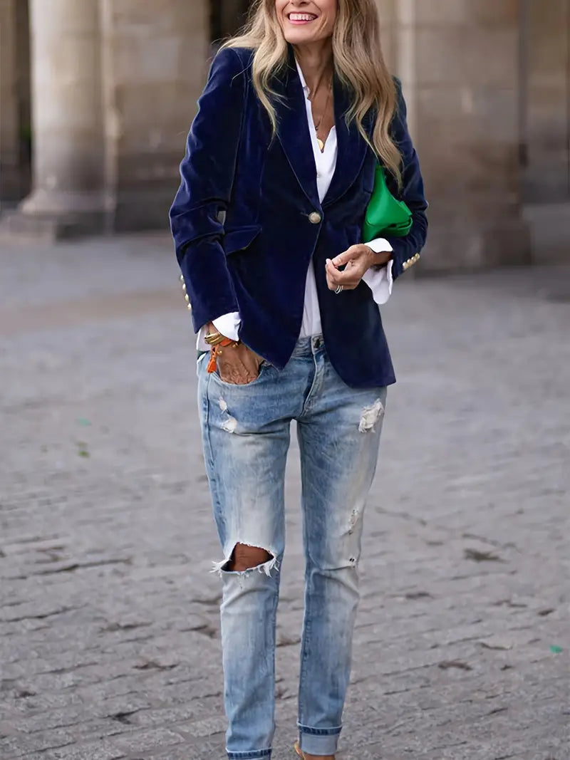 Farrah | Women's One Button Blazer Tailored