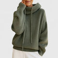 Flora | Women's Hooded Knitted Sweater