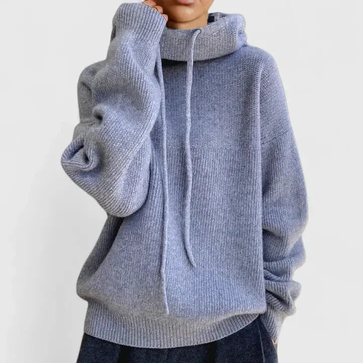 Flora | Women's Hooded Knitted Sweater