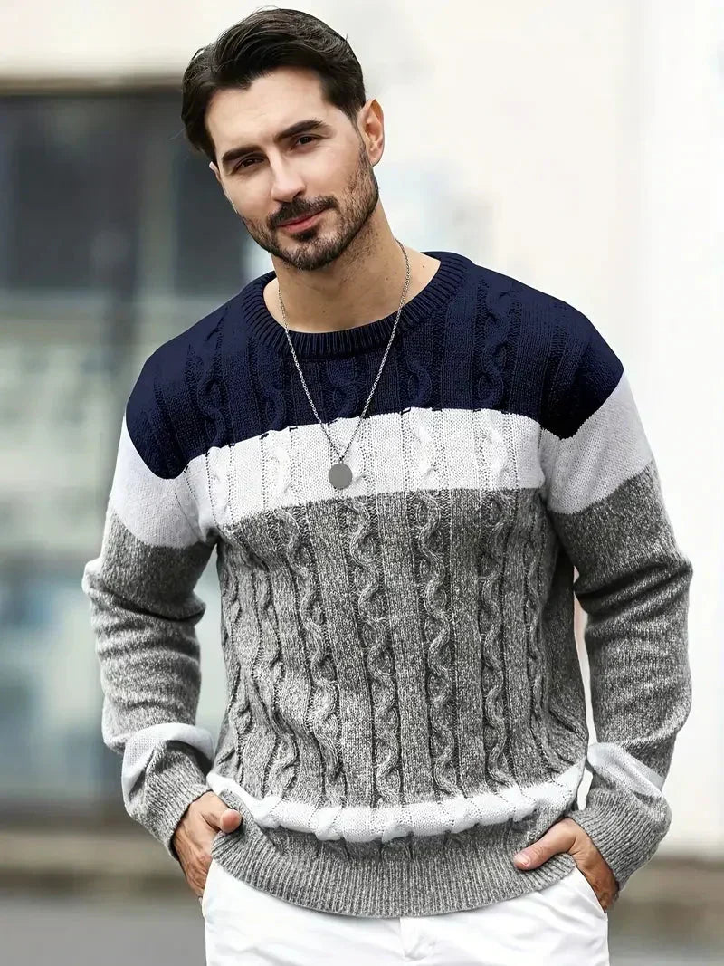 Florian | Men's Knit Sweater Crew Neck