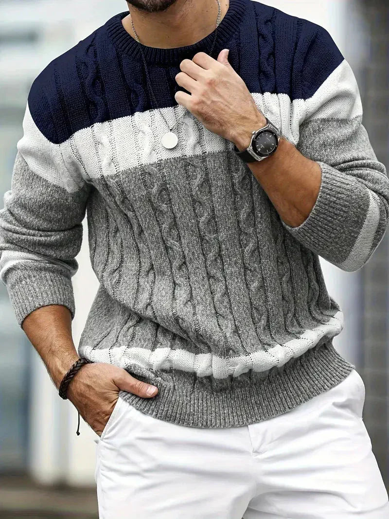 Florian | Men's Knit Sweater Crew Neck