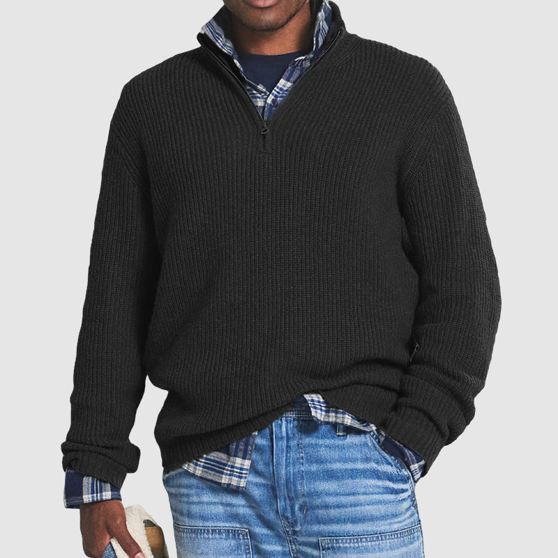 Franklin | Men's Zip up Knit Sweater