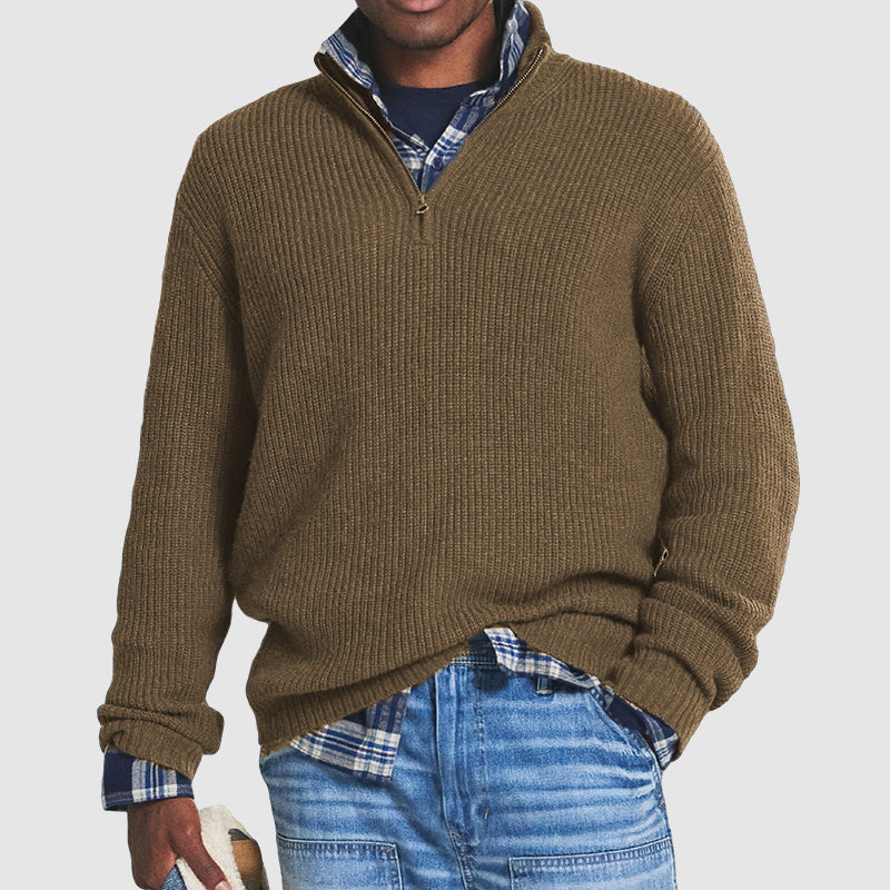 Franklin | Men's Zip up Knit Sweater