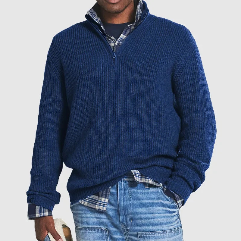 Franklin | Men's Zip up Knit Sweater