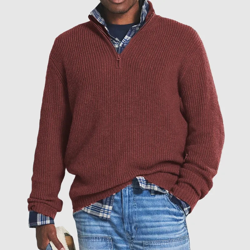 Franklin | Men's Zip up Knit Sweater