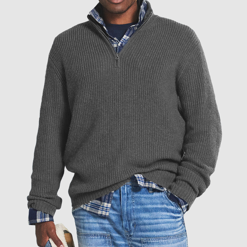 Franklin | Men's Zip up Knit Sweater