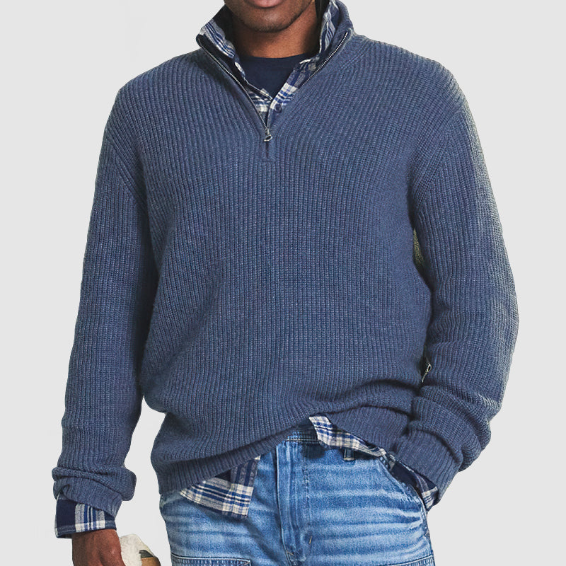 Franklin | Men's Zip up Knit Sweater