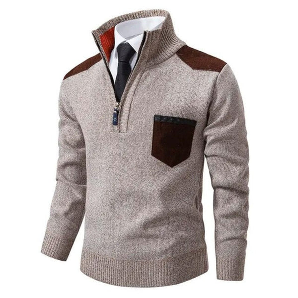 Griffin | Men's Zip up Knit Sweater