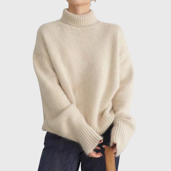 Halle | Women's Turtleneck Sweater High Neck