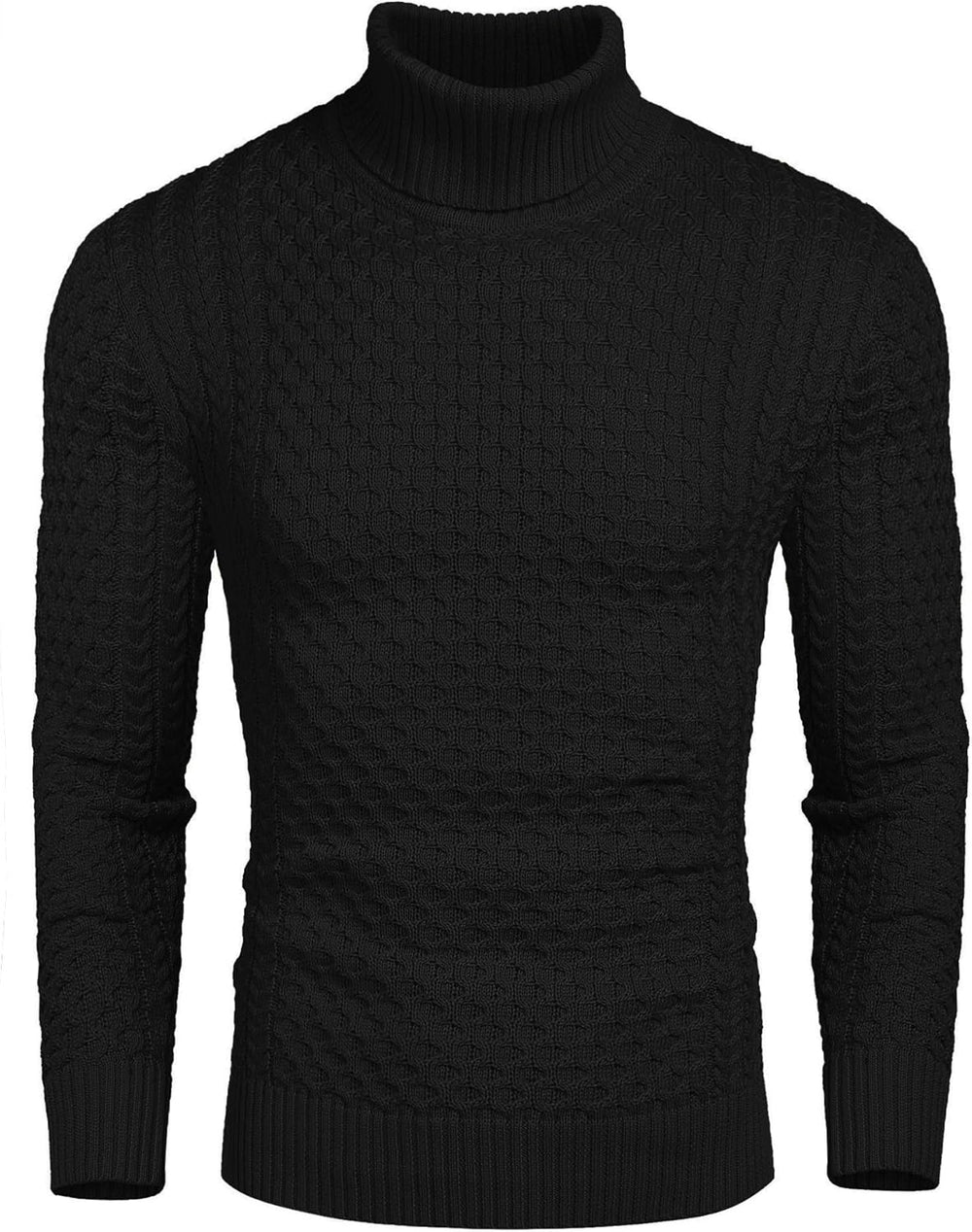 Hugh | Men's Knit Turtleneck Sweater