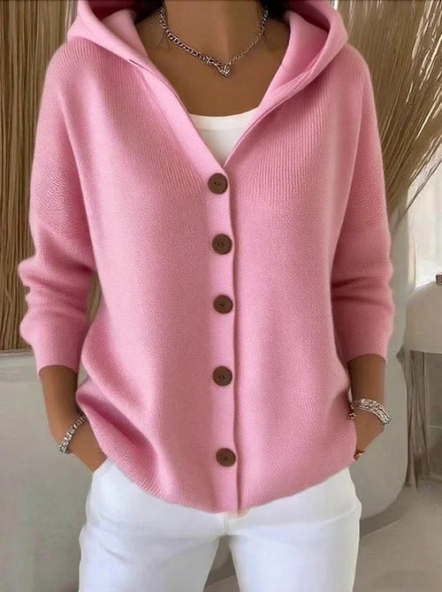 Juno | Women's Hooded Knitted Cardigan Soft