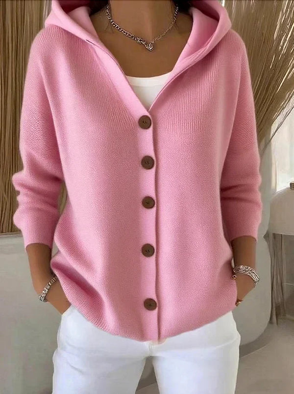 Juno | Women's Hooded Knitted Cardigan Soft