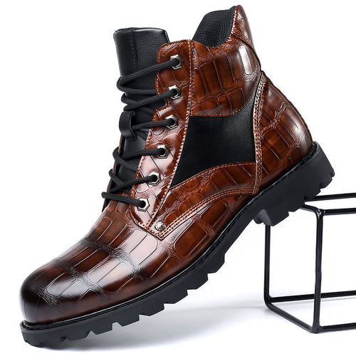 Kenneth | Men's Lace up Leather Boots Dress