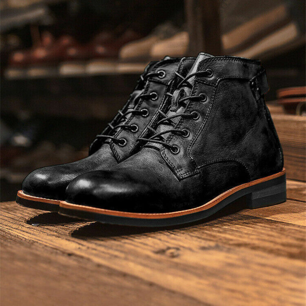 Lambert | Men's Leather Boots Ankle Chukka