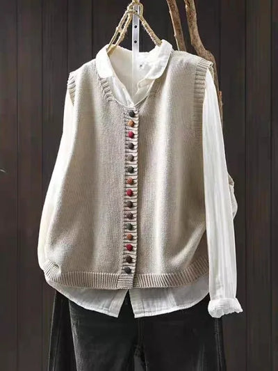 Lark | Women's Button Front Sweater Vest