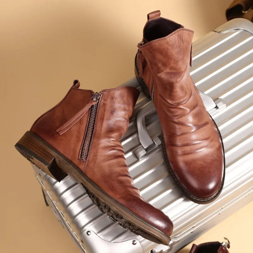 Malcolm | Men's Leather Chelsea Boots Dress
