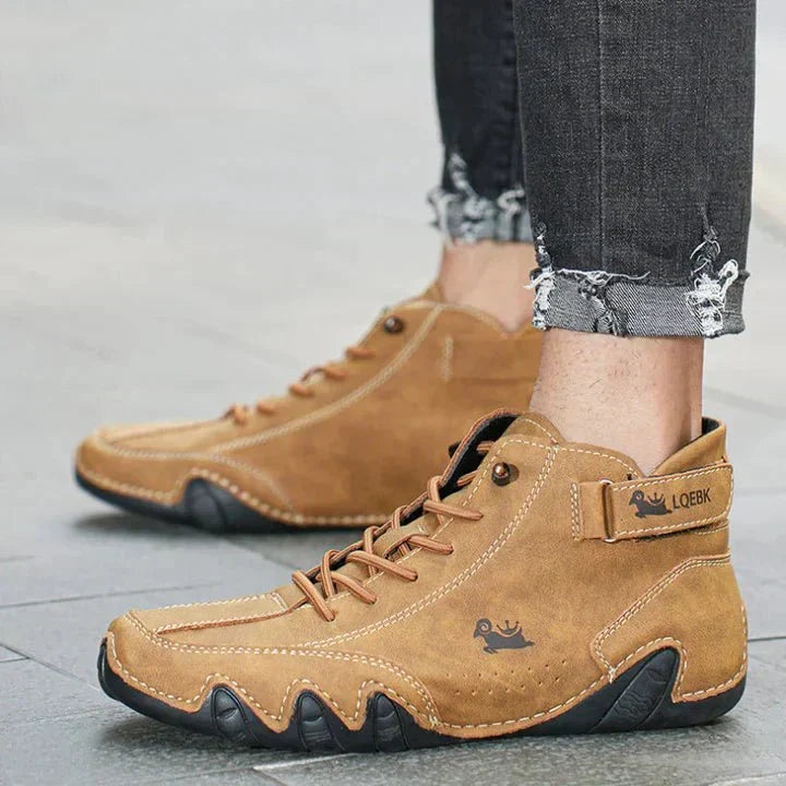 Oswald | Men's Sneakers Mesh Leather