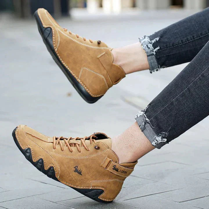 Oswald | Men's Sneakers Mesh Leather