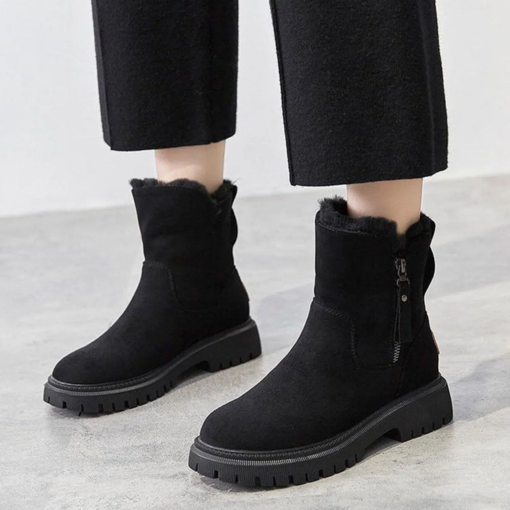 Persephone | Women's Fur Lined Winter Ankle Boots
