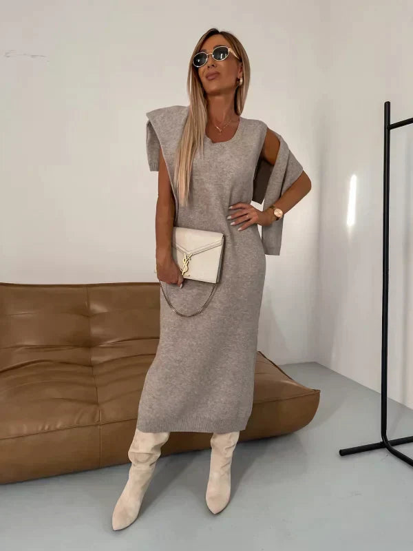Sibyl | Women's Turtleneck Sweater Dress Knit